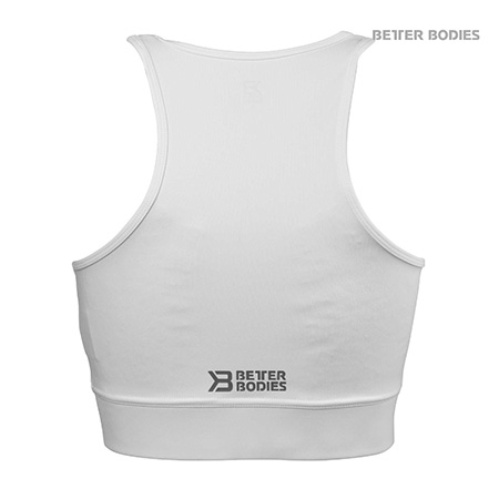 Better Bodies Chelsea Halter - White Detail 2