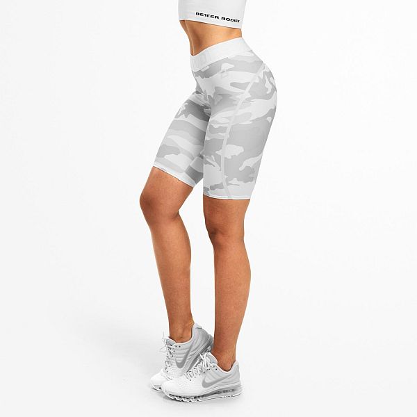 Better Bodies Chelsea Shorts - White Camo Detail 1