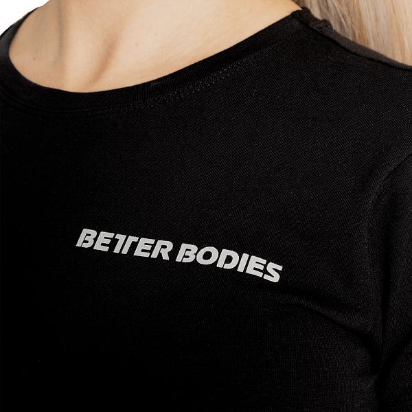 Better Bodies Regular Tee - Black Detail 4