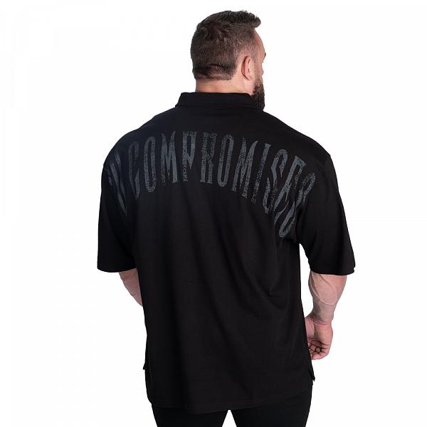 GASP NC Polo Iron Tee - Black Detail 1