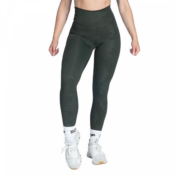 Better Bodies High Waist Leggings - Deep Forest Camo Detail 2