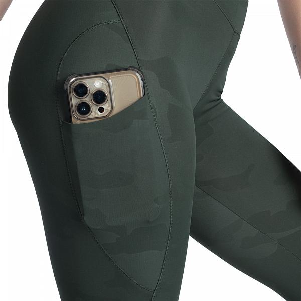 Better Bodies High Waist Leggings - Deep Forest Camo Detail 4