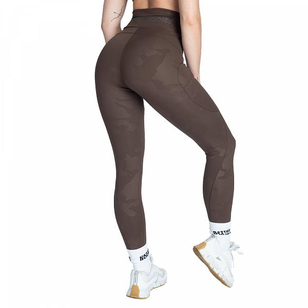 Better Bodies High Waist Leggings - Timber Camo Detail 1