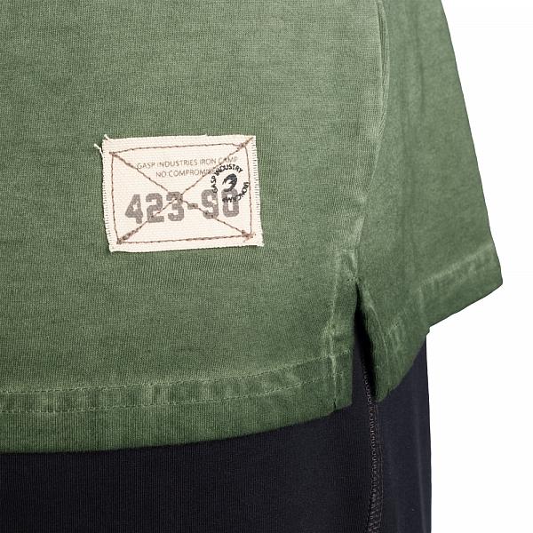 GASP Intensity Street Tee - Washed Green Detail 5