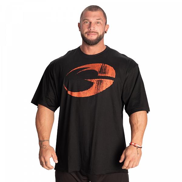 GASP Pump Cover Iron Tee - Black/Flame Detail 1