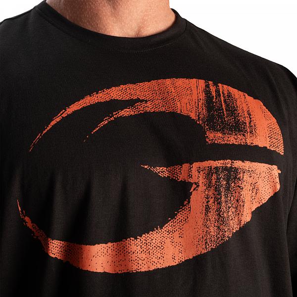 GASP Pump Cover Iron Tee - Black/Flame Detail 4