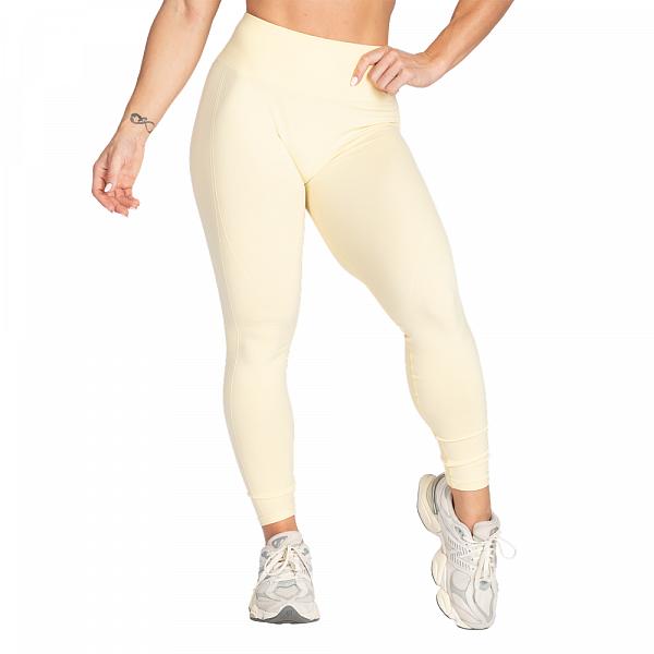 Better Bodies Scrunch Leggings - Washed Yellow Detail 4