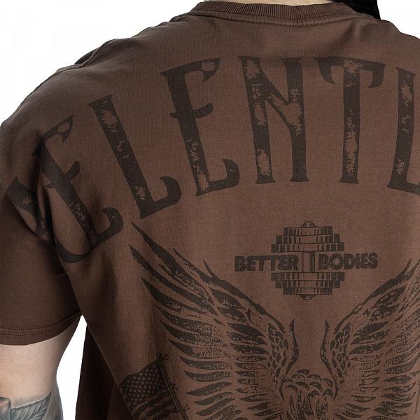 Better Bodies Relentless Oversized Tee - Washed Timber Detail 5