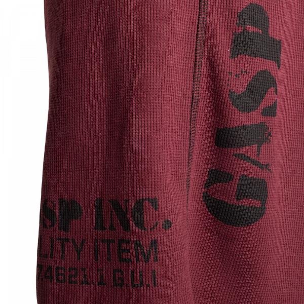 GASP Thermal Shorts - Maroon Detail 5